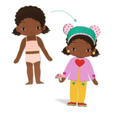 Filz - Personen zum anziehen - 3-6 Jahre Djeco